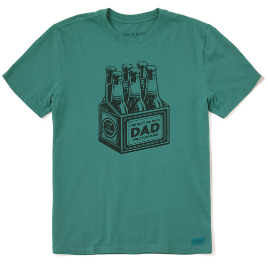 Men's Dad Six Pack Short Sleeve Crusher Tee