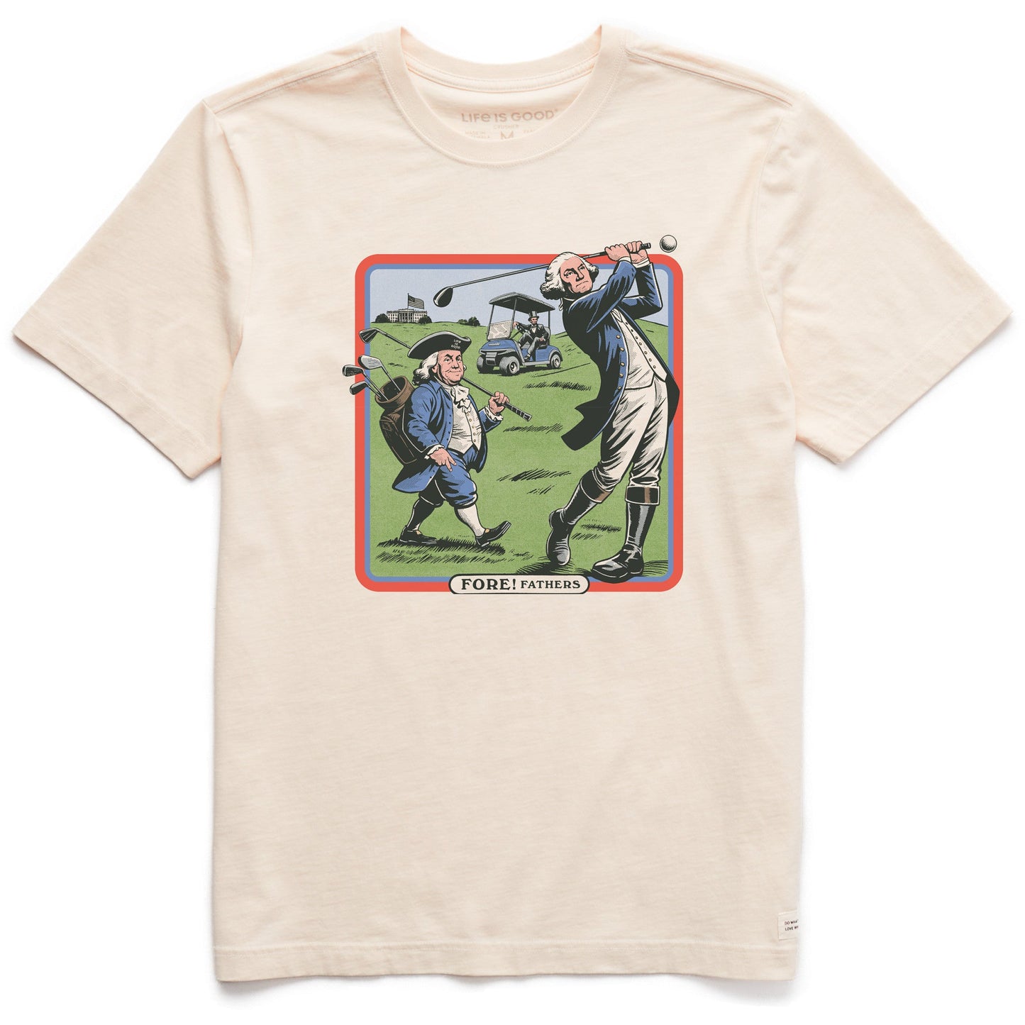 Men's Fore! Fathers Short Sleeve Crusher Tee