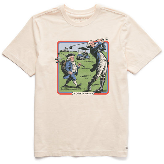 Men's Fore! Fathers Short Sleeve Crusher Tee