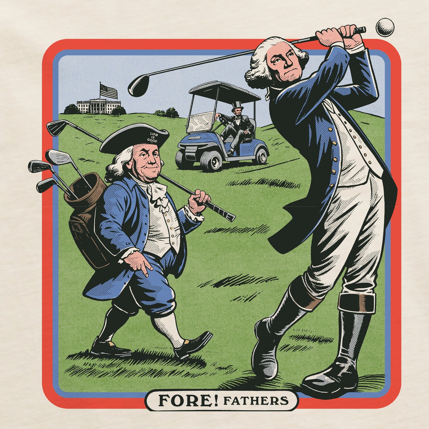 Men's Fore! Fathers Short Sleeve Crusher Tee