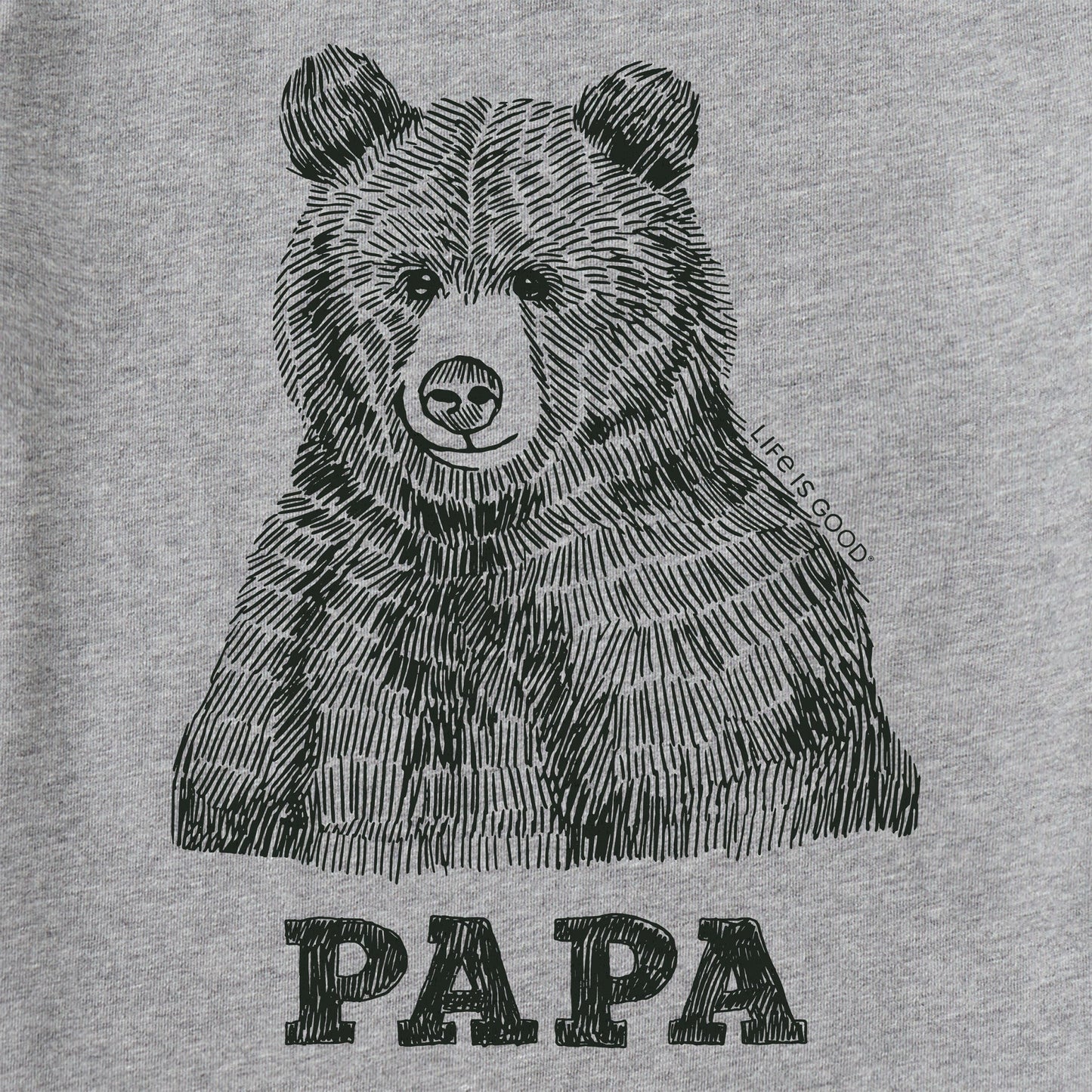 Men's Fineline Papa Bear Short Sleeve Tee
