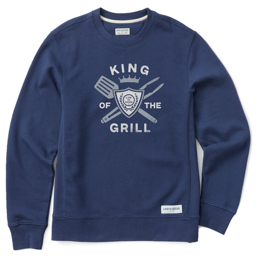 Men's King of the Grill Shield Simply True Fleece Crew