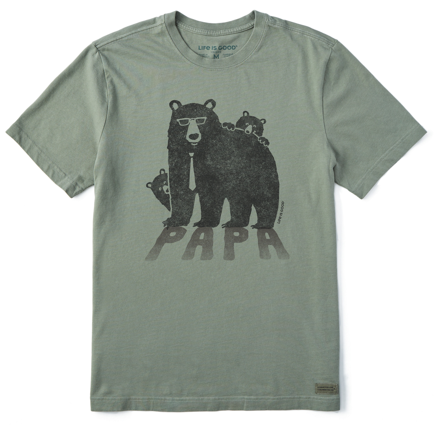 Men's Papa Bear with Cubs Short Sleeve Tee