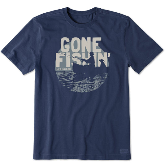 Men's Gone Fishin' Short Sleeve Tee