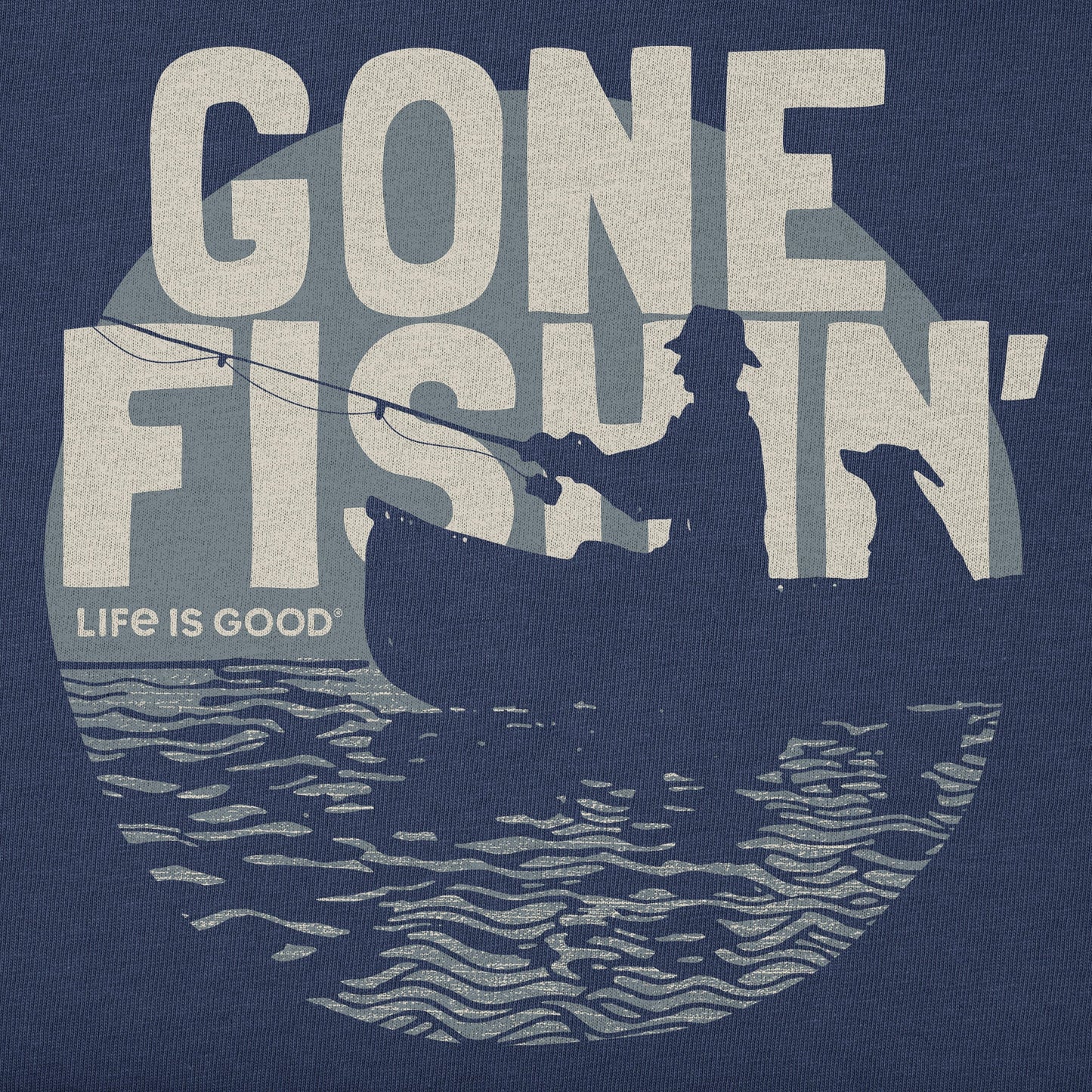 Men's Gone Fishin' Short Sleeve Tee
