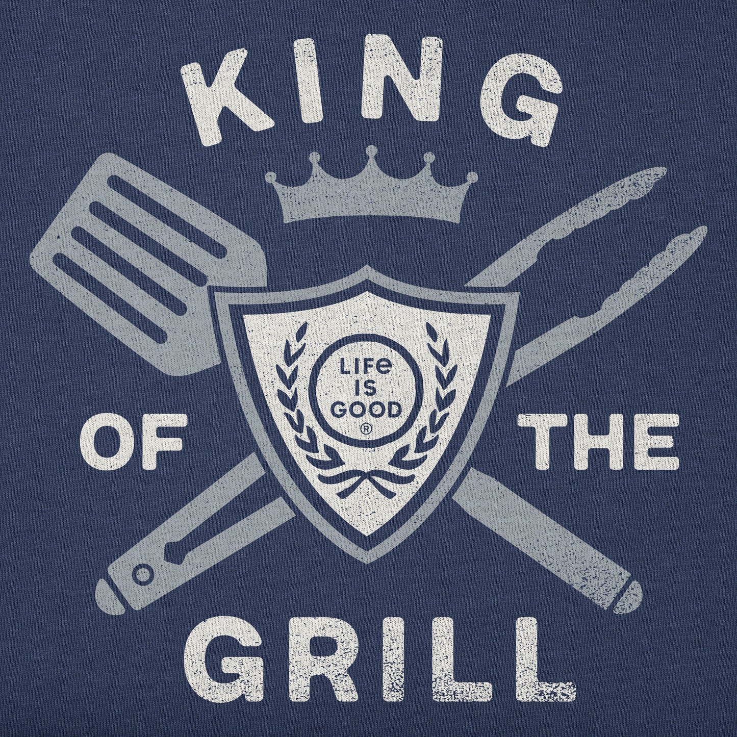 Men's King of the Grill Shield Short Sleeve Tee