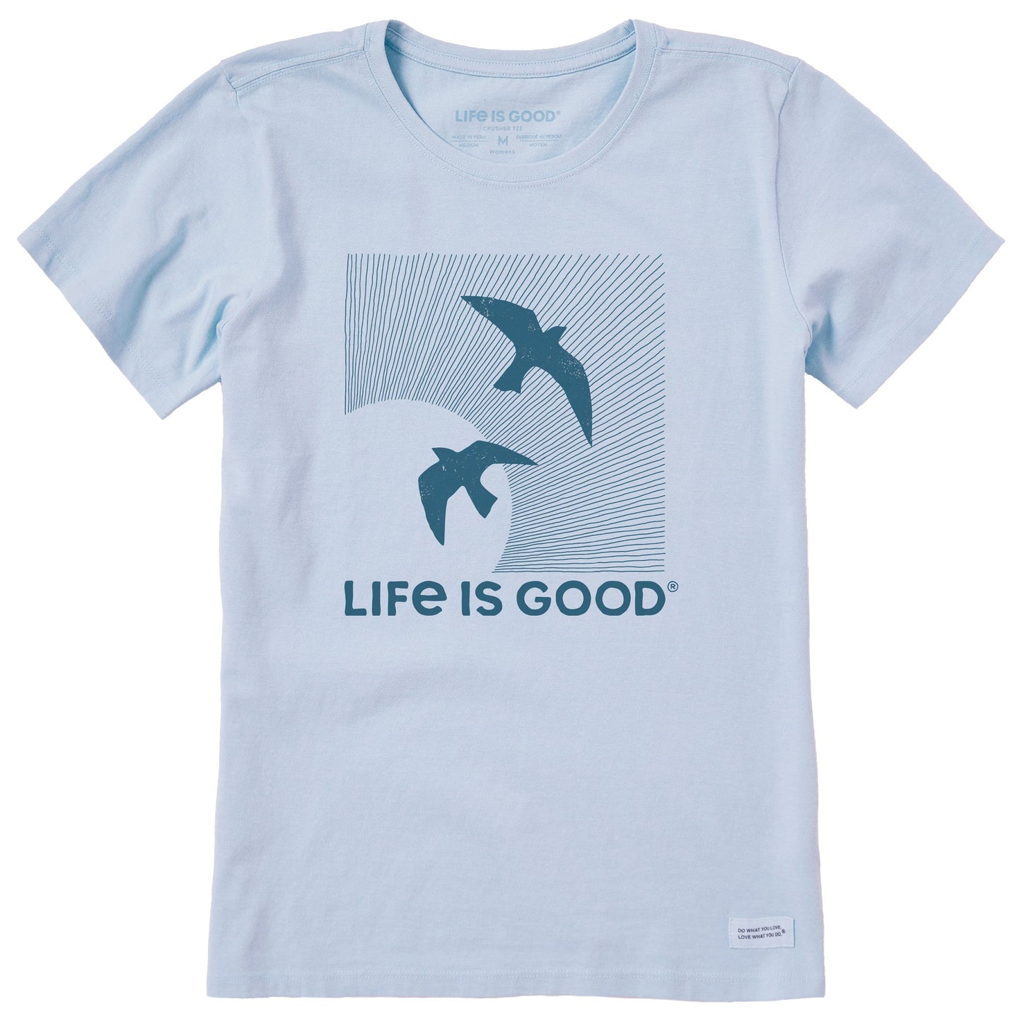 Women's Sunset Bird Dance Short Sleeve Crusher Tee