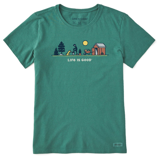 Women's Gardening Activity Vista Short Sleeve Crusher Tee