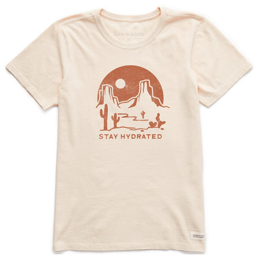 Women's Stay Hydrated in the Desert Short Sleeve Crusher Tee