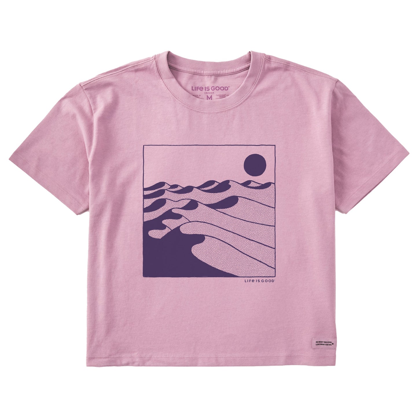 Women's Desert Dunes Short Sleeve Crusher Boxy Tee