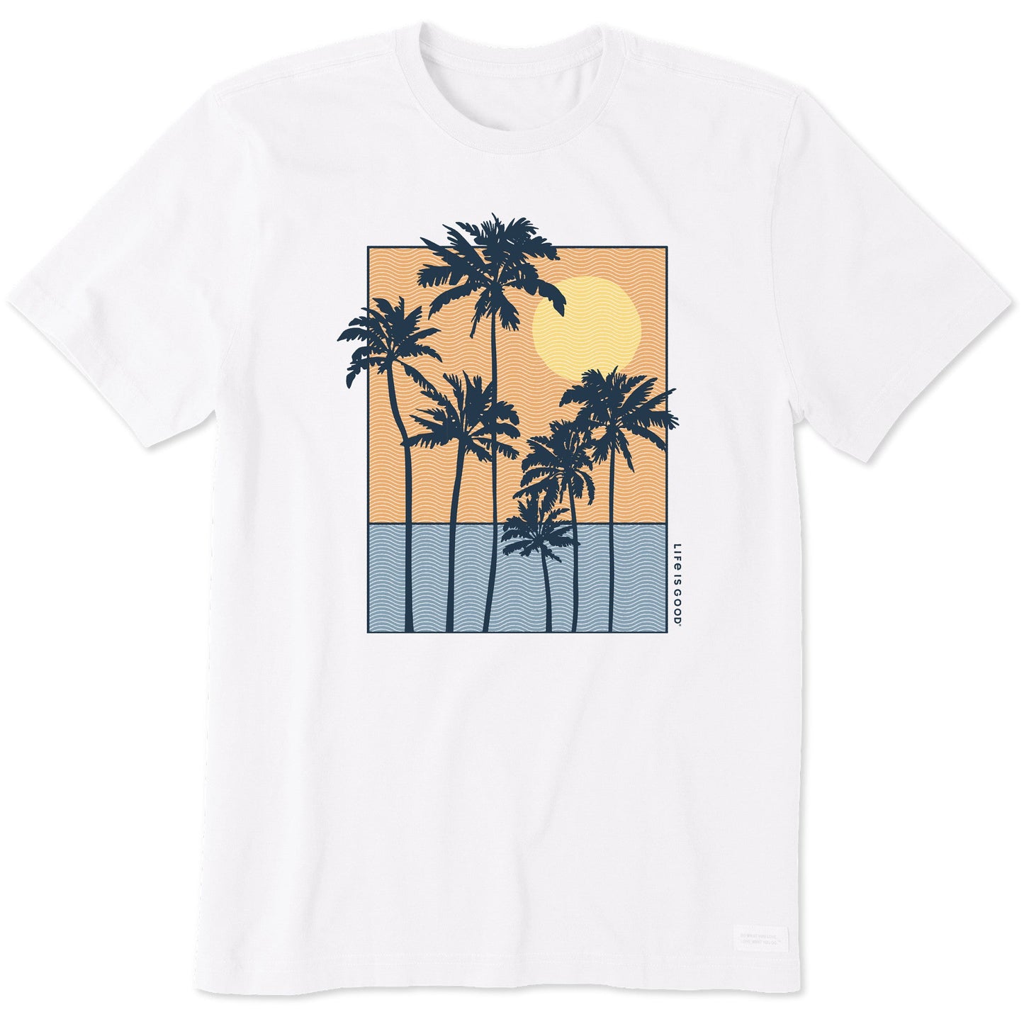 Men's Sunset Behind Palms Short Sleeve Tee