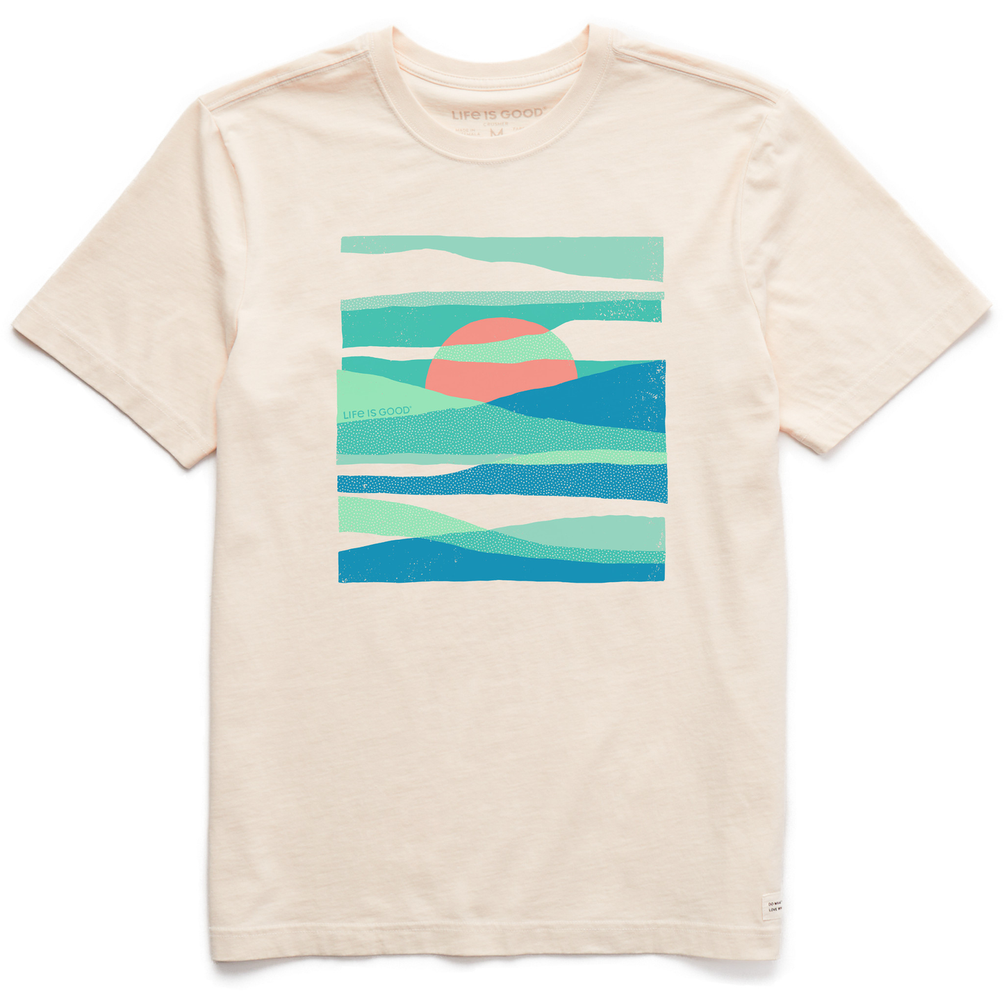 Men's Sunset Through the Clouds Short Sleeve Crusher Tee