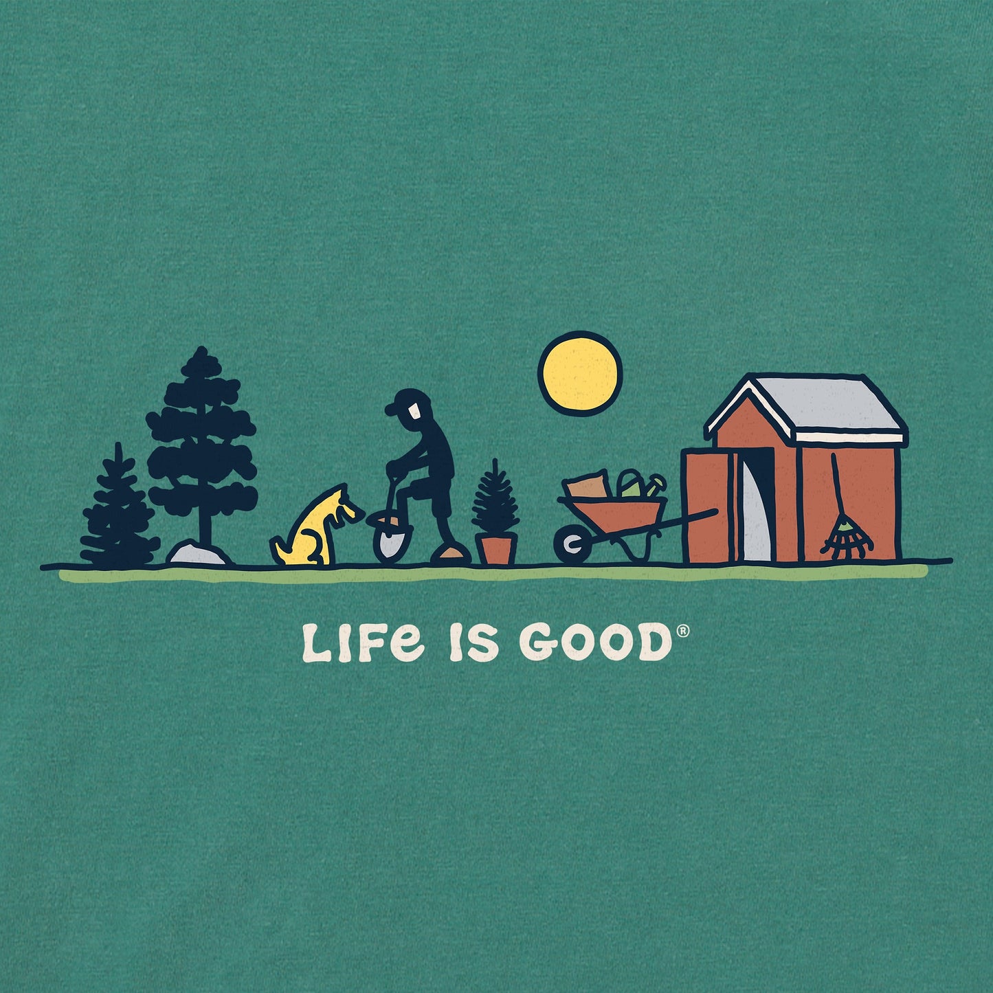 Men's Gardening Activity Vista Short Sleeve Crusher Tee