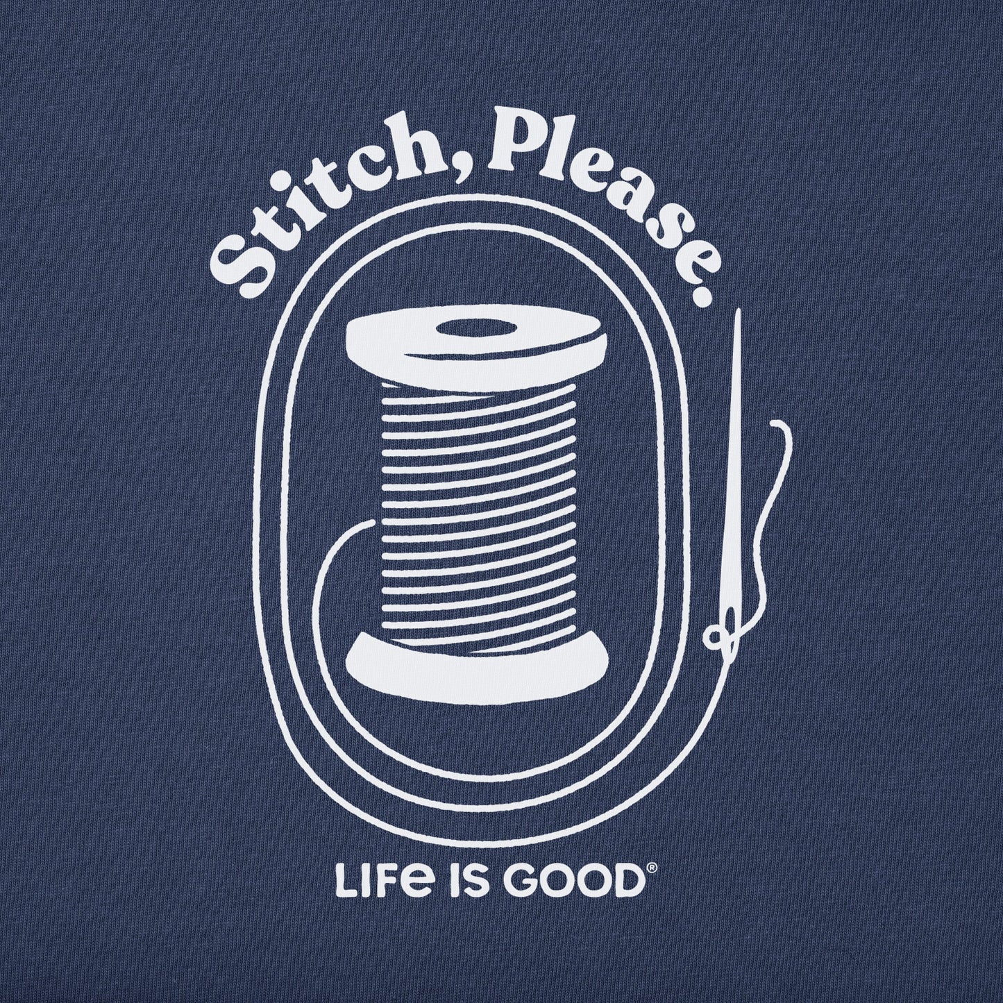 Women's Stitch, Please Long Sleeve Crusher Boxy Tee