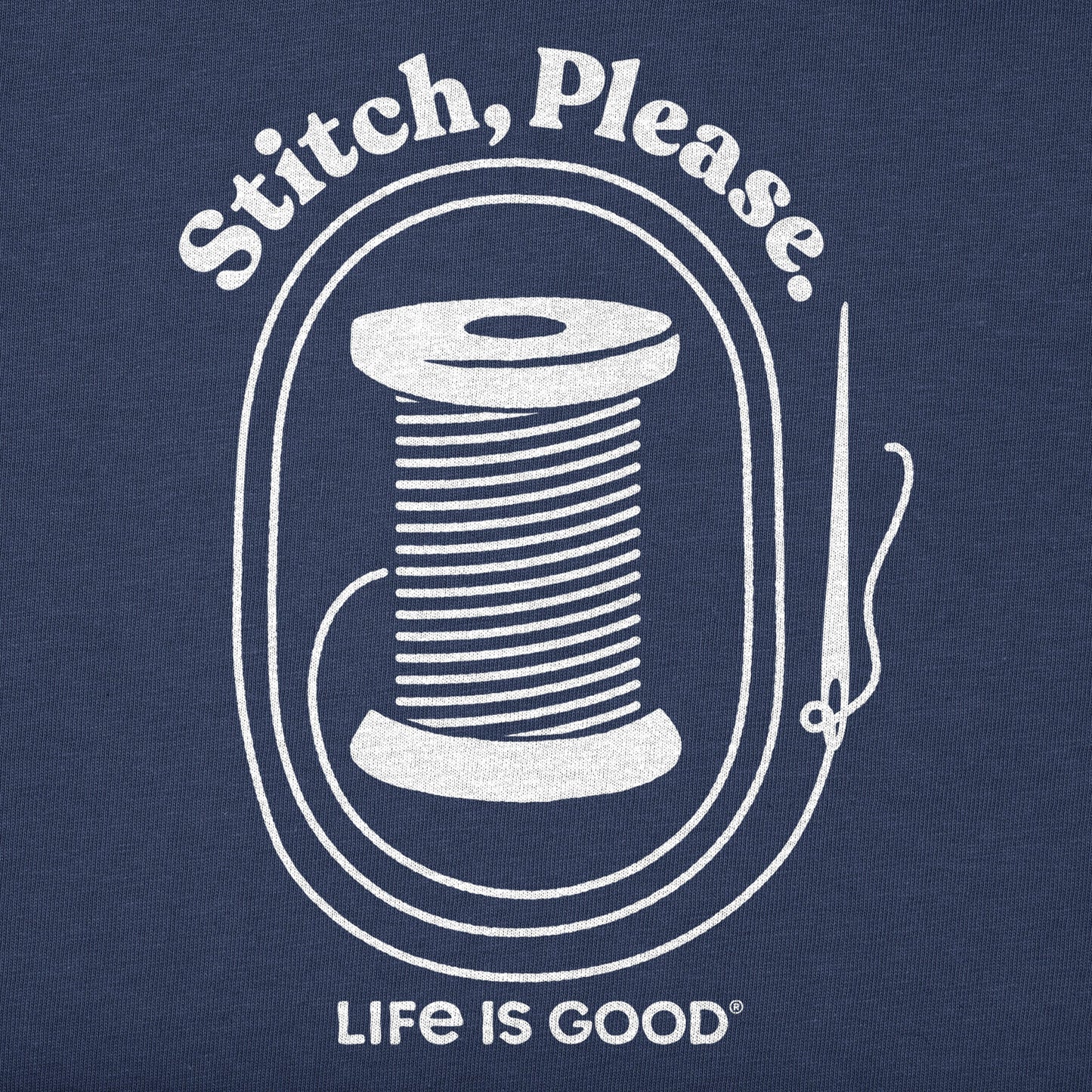 Women's Stitch, Please Long Sleeve Crusher Boxy Tee