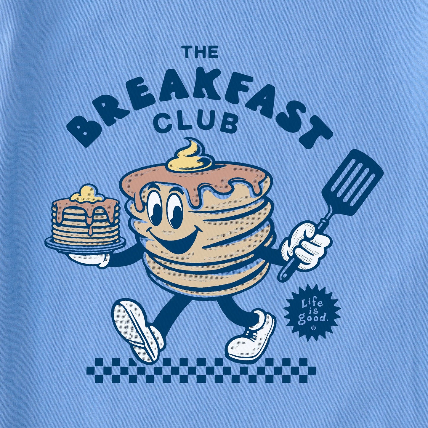 Women's The Breakfast Club Pancakes Long Sleeve Crusher Boxy Tee