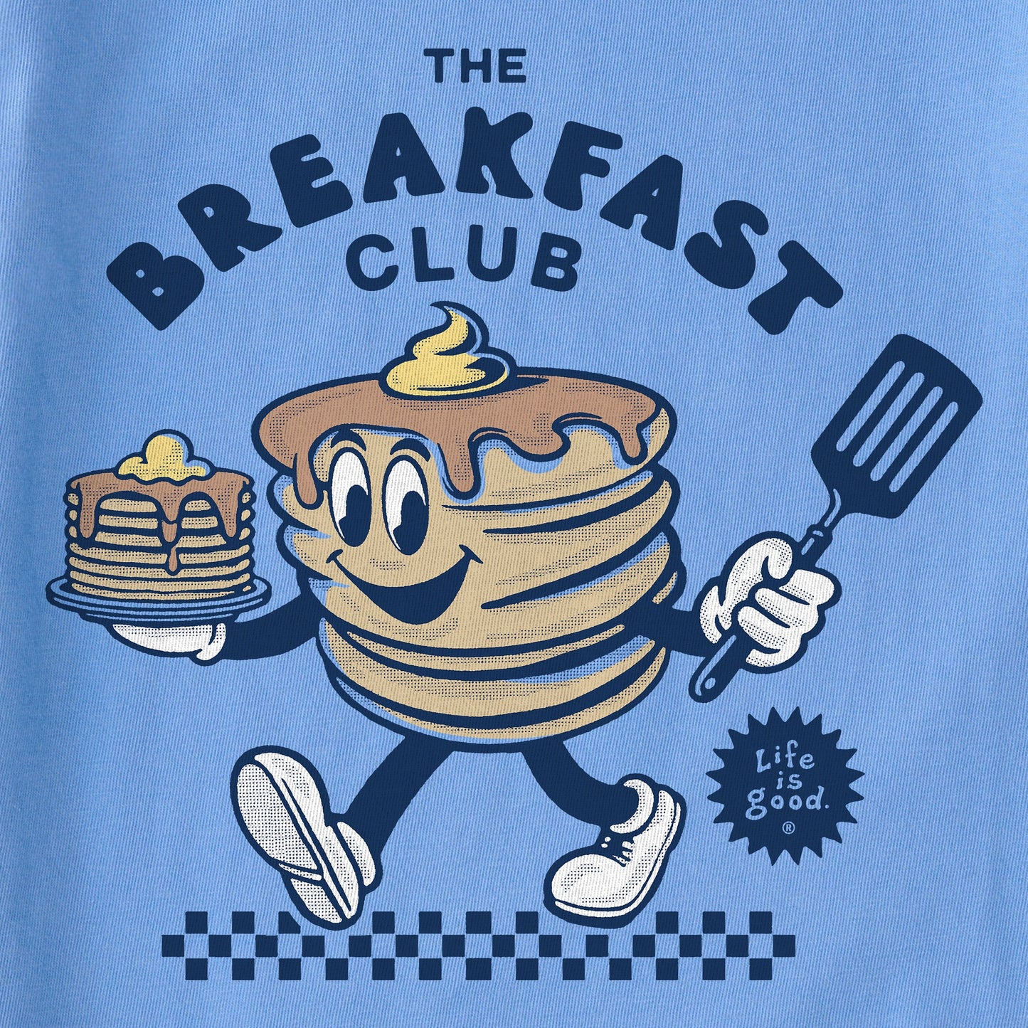 Women's The Breakfast Club Pancakes Long Sleeve Crusher Boxy Tee