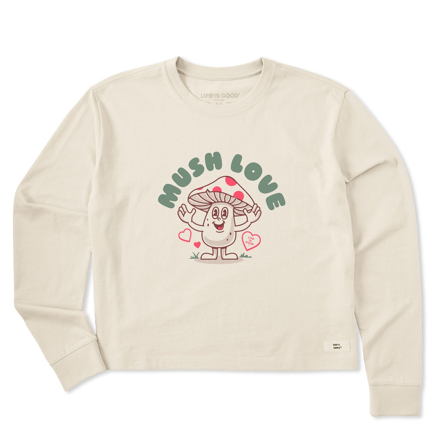 Women's Mush Love Long Sleeve Crusher Boxy Tee