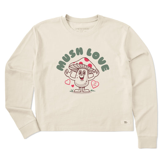 Women's Mush Love Long Sleeve Crusher Boxy Tee