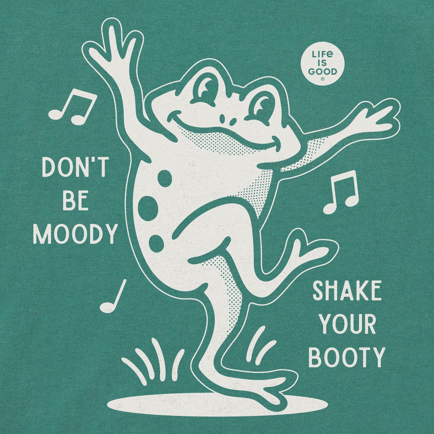 Women's Shake Your Booty Frog Long Sleeve Crusher Boxy Tee