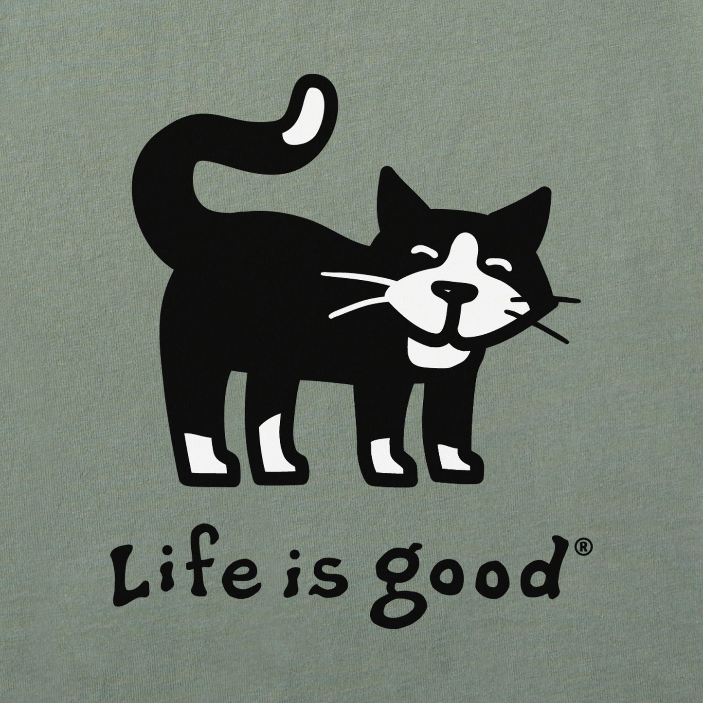 Women's Tuxedo Al Mini Long Sleeve Crusher Boxy Tee