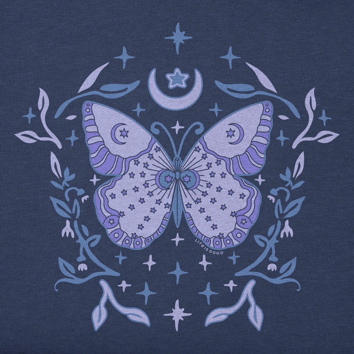 Women's Divine Butterfly Long Sleeve Crusher Boxy Tee