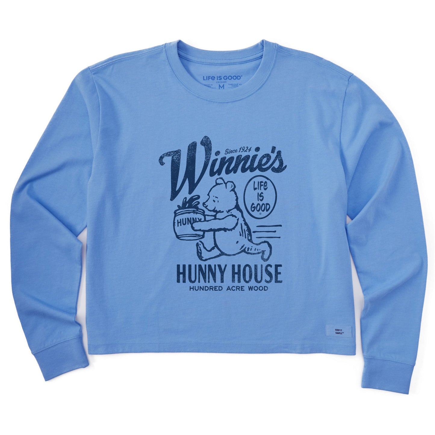 Women's Winnie's Hunny House Long Sleeve Crusher Boxy Tee