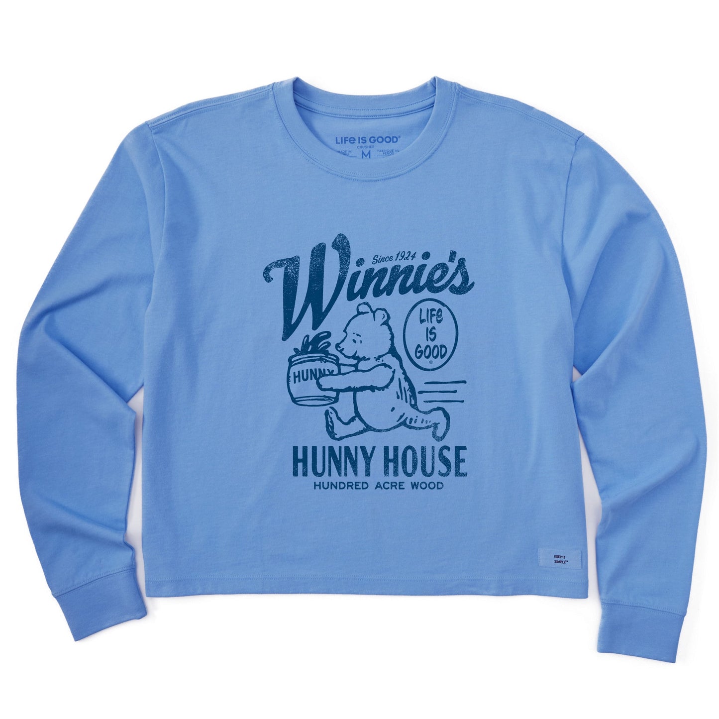 Women's Winnie's Hunny House Long Sleeve Crusher Boxy Tee