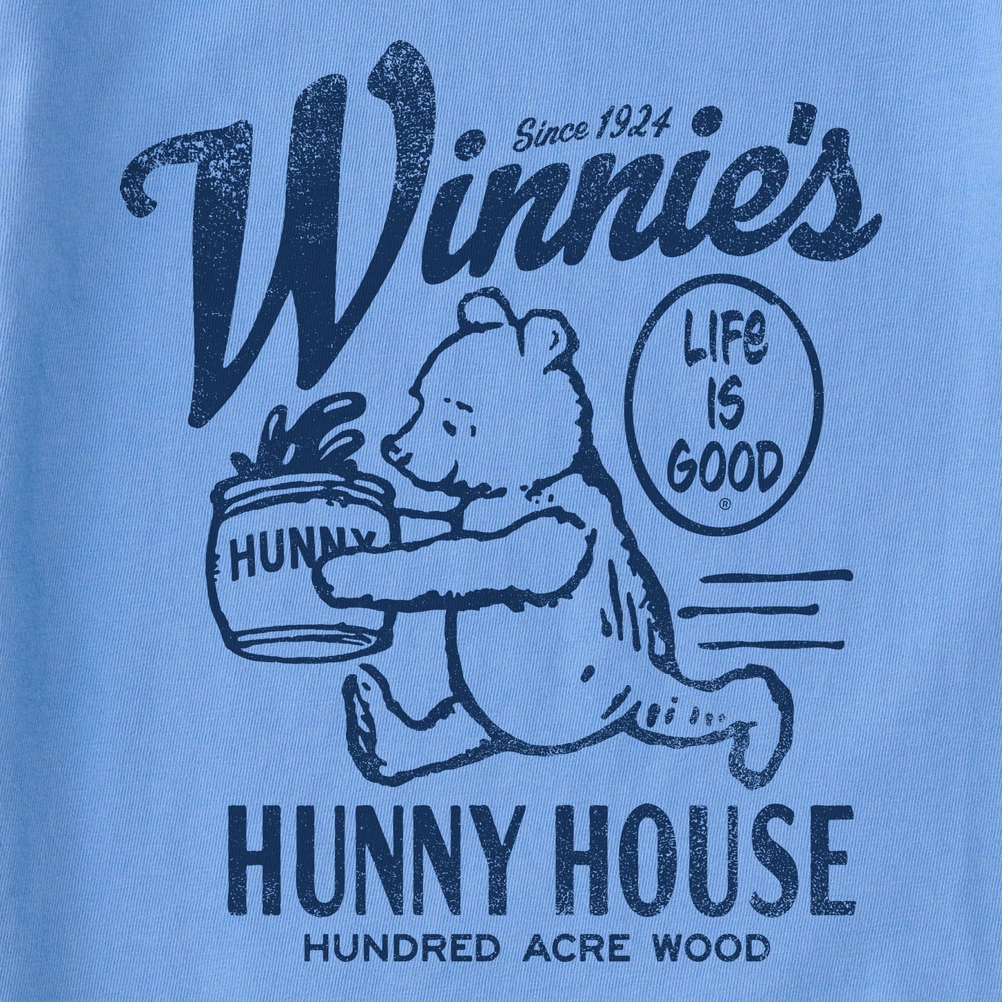 Women's Winnie's Hunny House Long Sleeve Crusher Boxy Tee