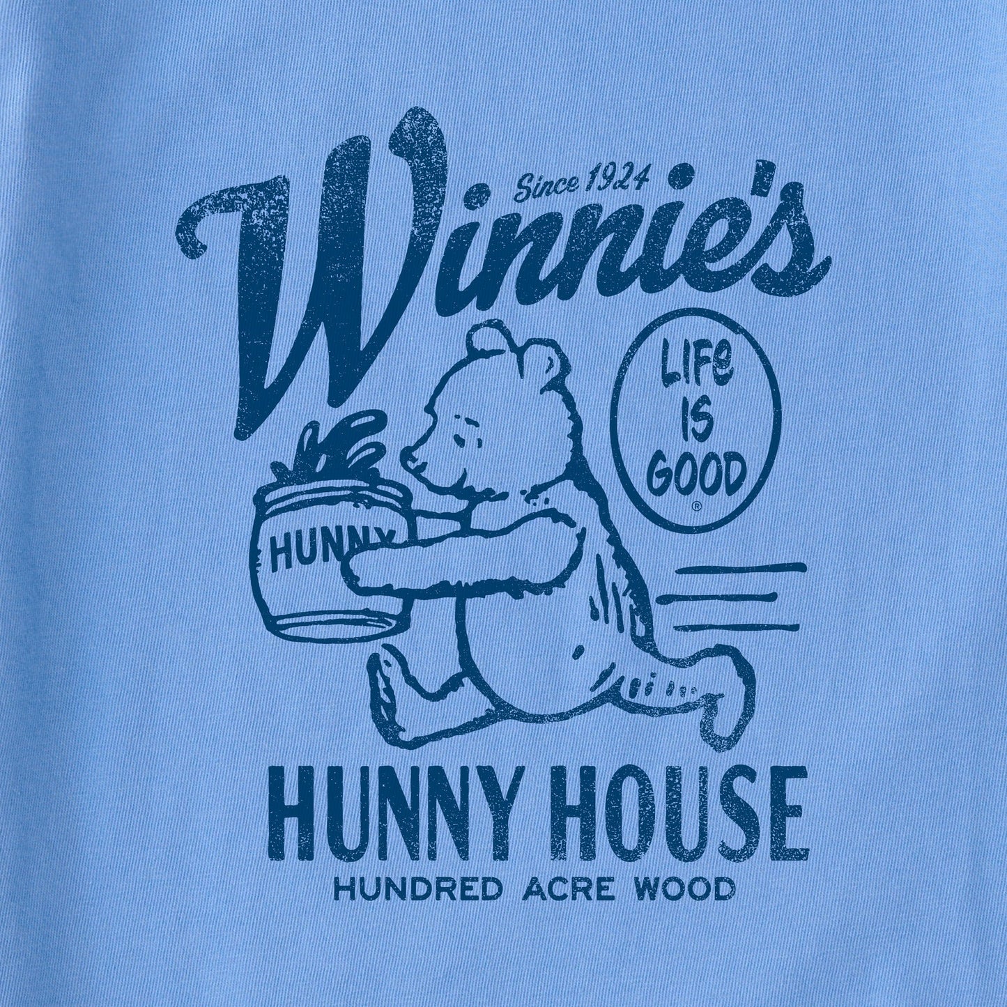 Women's Winnie's Hunny House Long Sleeve Crusher Boxy Tee