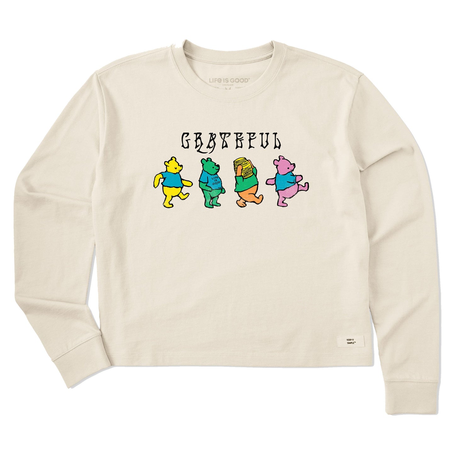 Women's Grateful Winnies Long Sleeve Crusher Boxy Tee