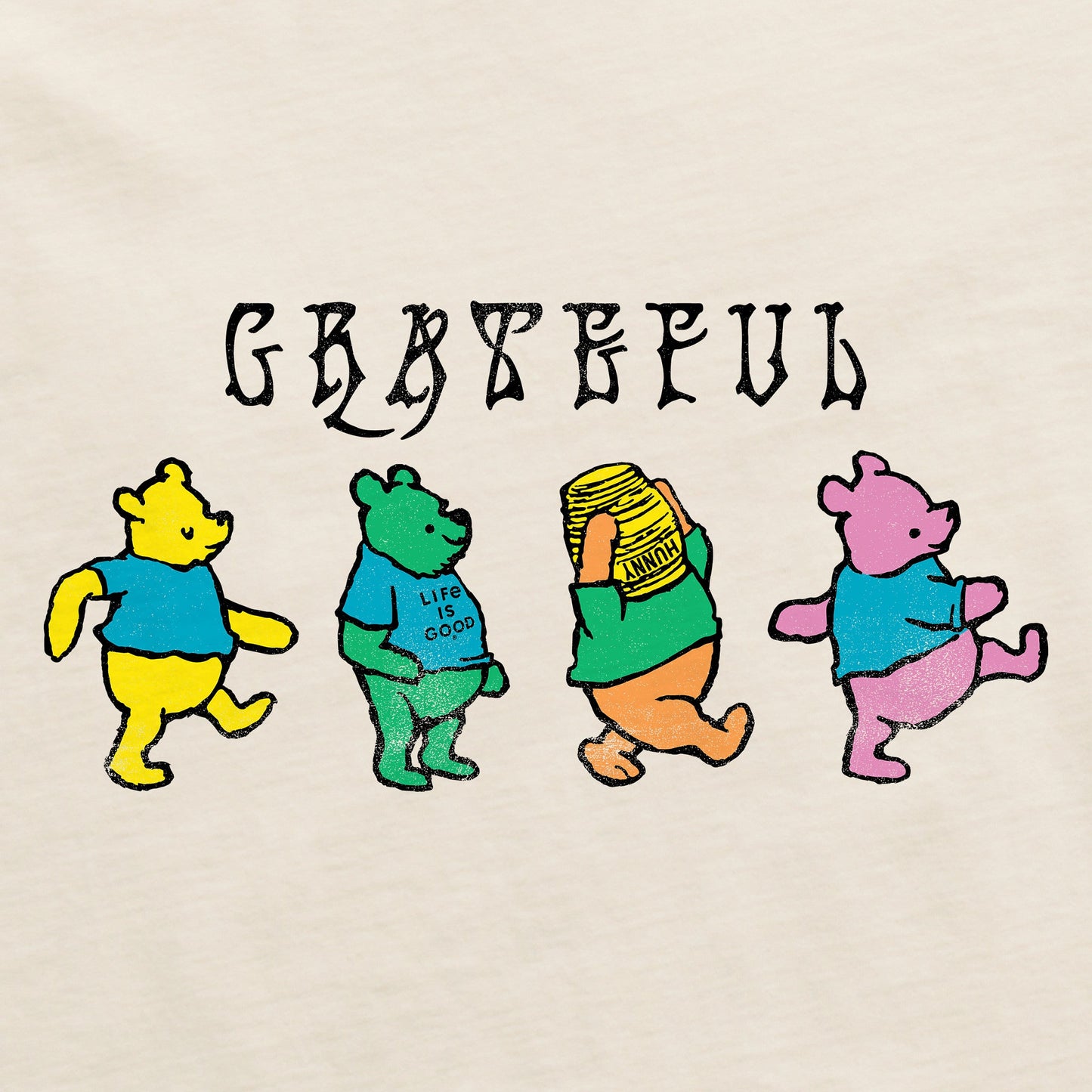 Women's Grateful Winnies Long Sleeve Crusher Boxy Tee