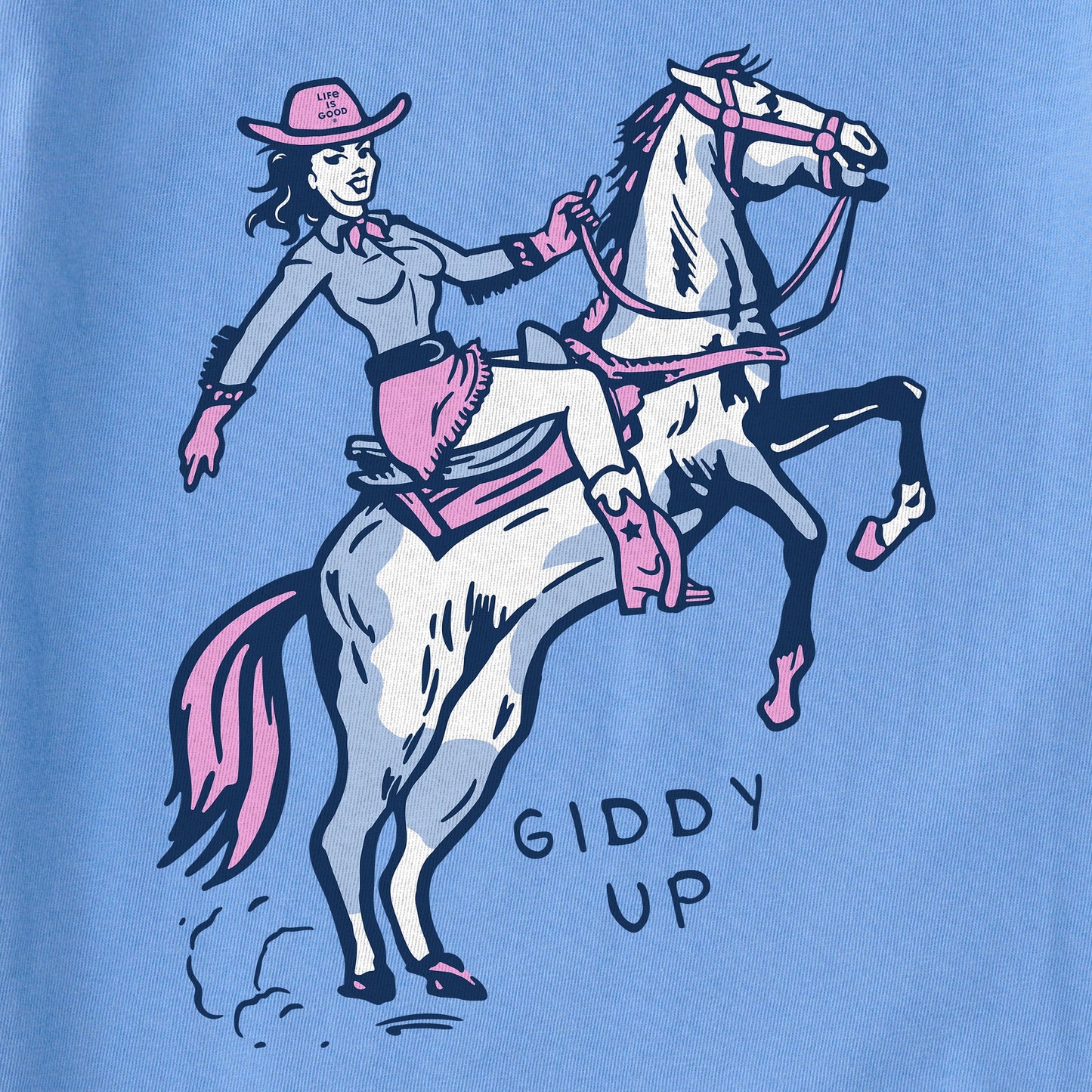 Women's Giddy Up Long Sleeve Crusher Boxy Tee