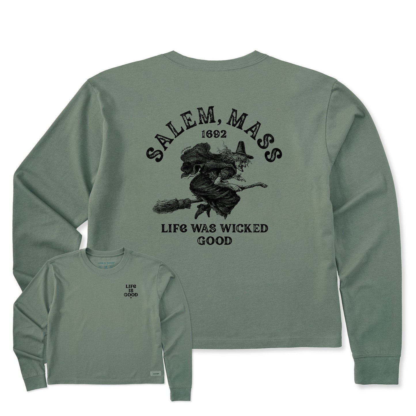 Women's Salem 1692 Long Sleeve Crusher Boxy Tee