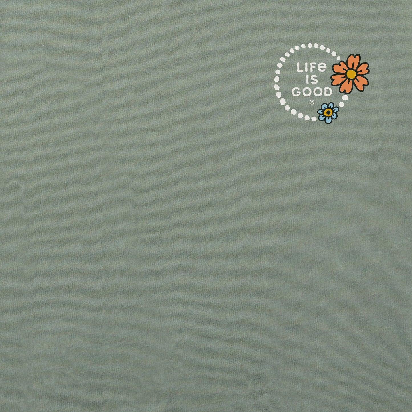 Women's Beautiful Energy Wildflowers Long Sleeve Crusher Boxy Tee