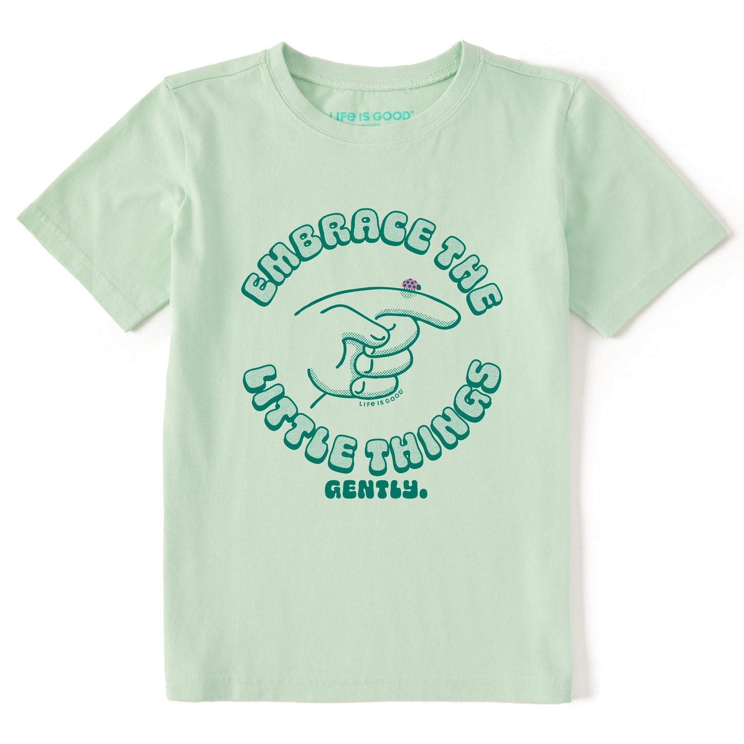 Kids Embrace the Little Things, Gently. Short Sleeve Crusher Tee