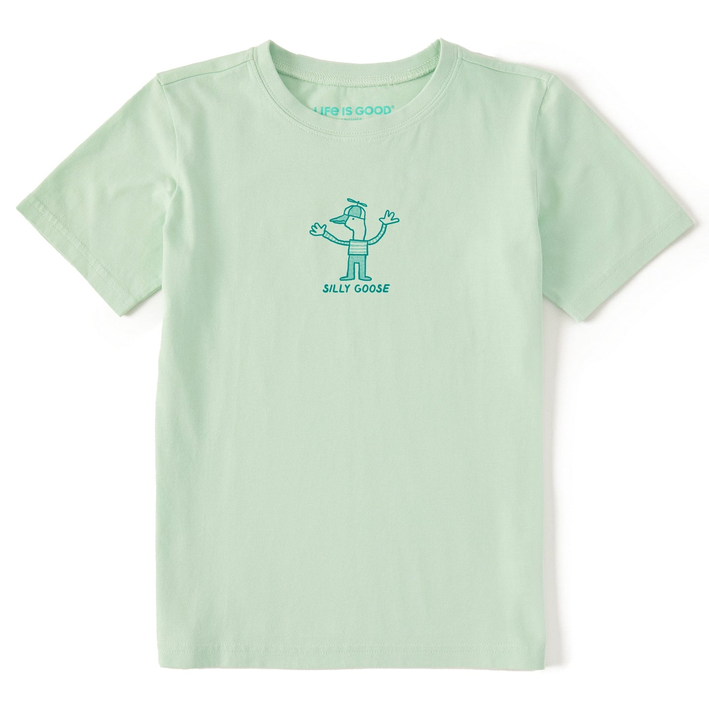 Kids Silly Goose in Hat Short Sleeve Crusher Tee