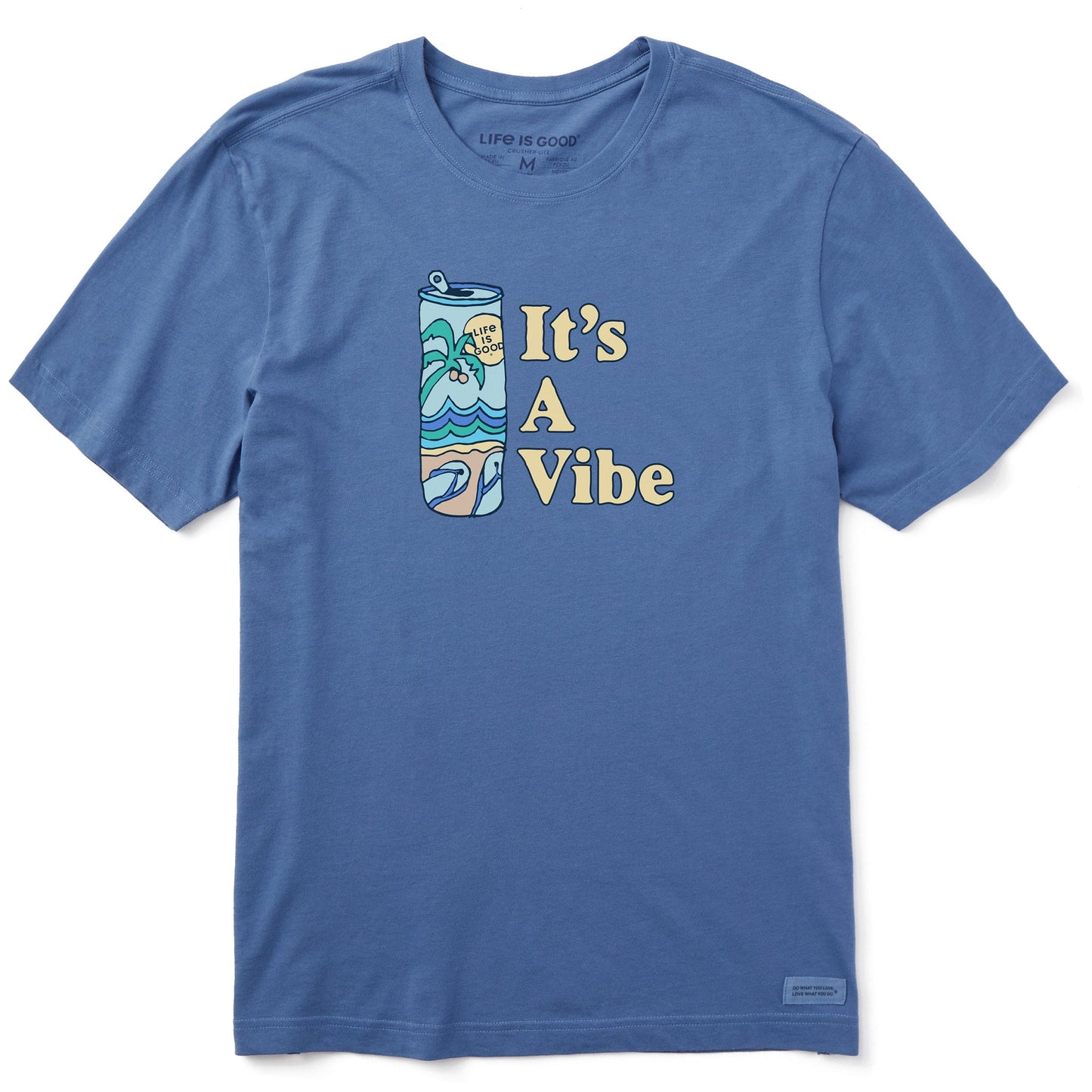 Men's It's a Vibe Beach Can Short Sleeve Tee