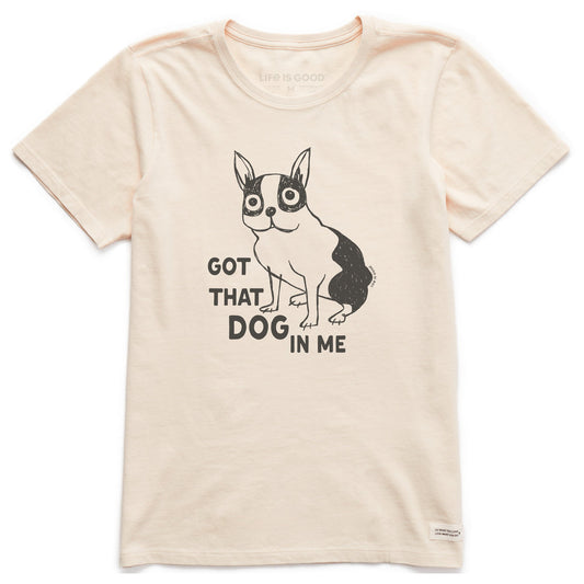 Women's Got That Dog in Me Frenchie Short Sleeve Crusher Tee