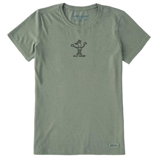 Women's Silly Goose in Hat Short Sleeve Crusher Tee