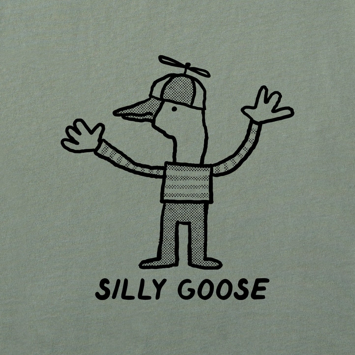 Women's Silly Goose in Hat Short Sleeve Crusher Tee