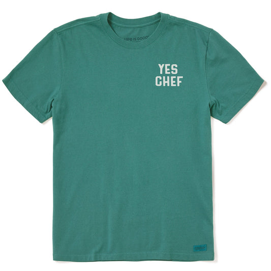 Men's Yes Chef Short Sleeve Crusher Tee