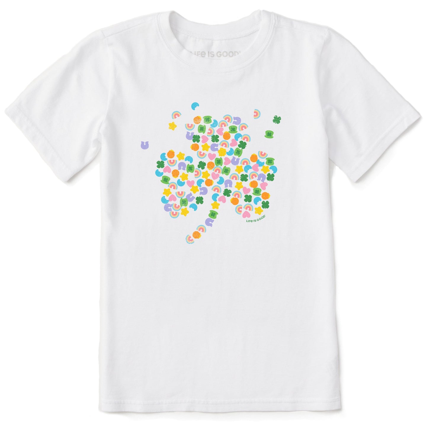 Kids Charmed Clover Short Sleeve Crusher Tee