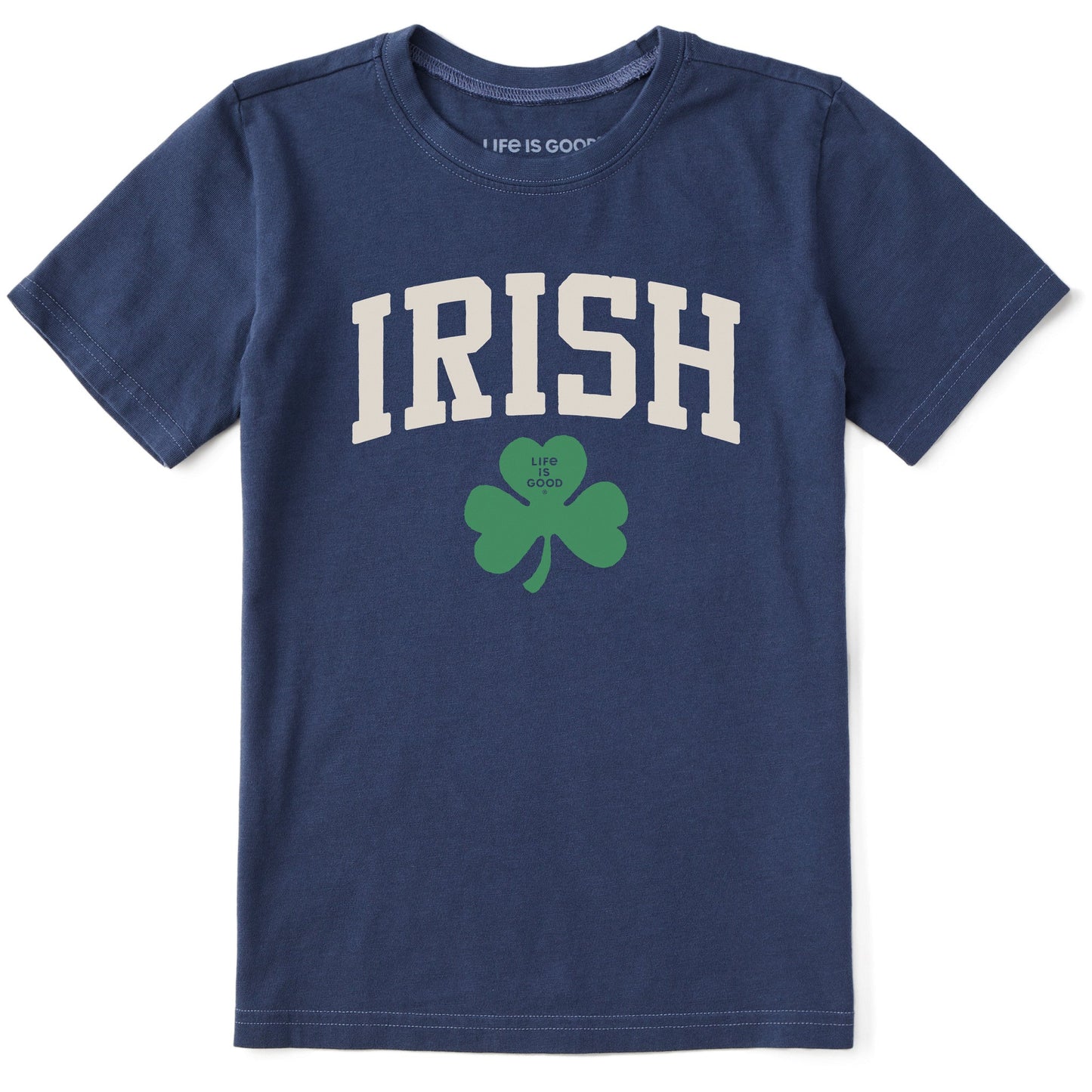 Kids Irish Clover Short Sleeve Crusher Tee
