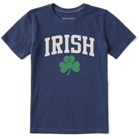 Kids Irish Clover Short Sleeve Crusher Tee