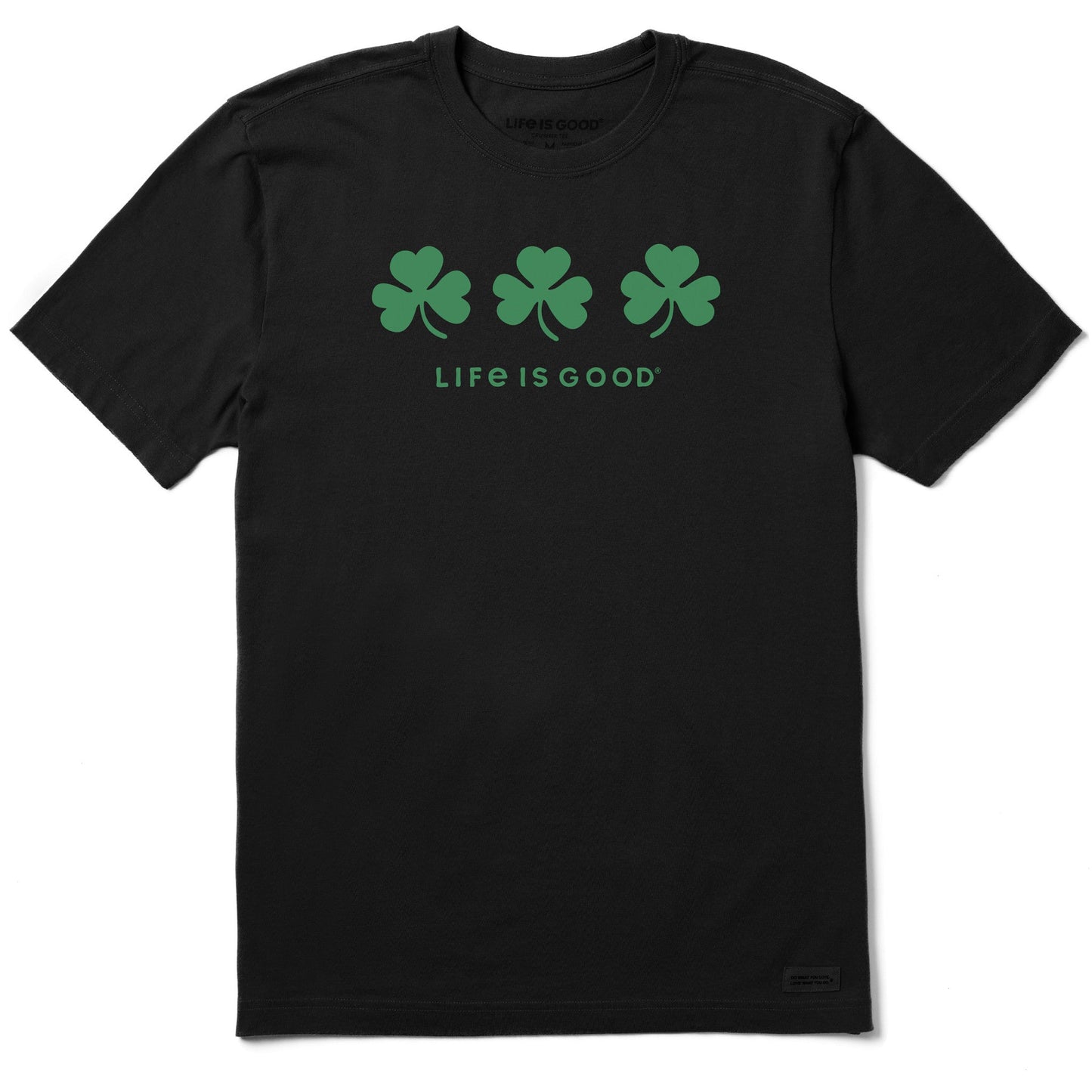 Men's Three Shamrocks Short Sleeve Crusher Tee