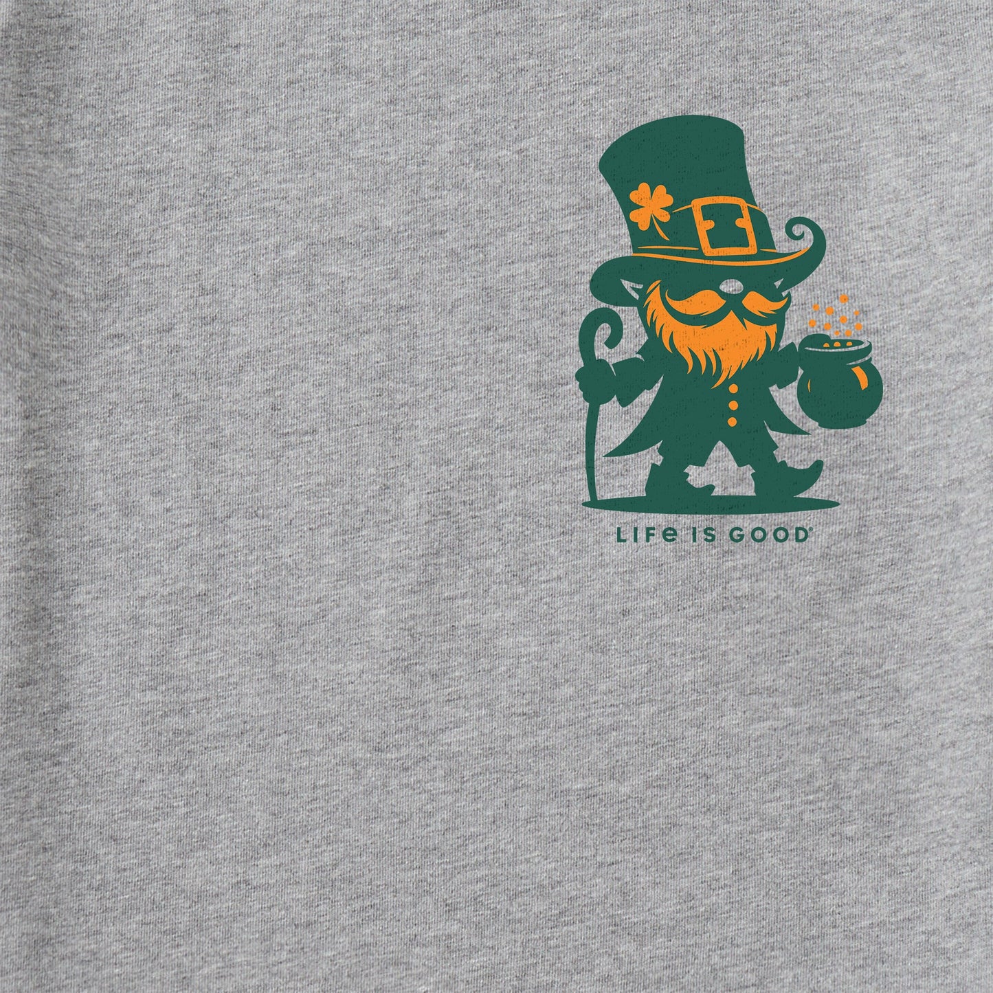 Men's Irish Leprechaun Short Sleeve Crusher Tee