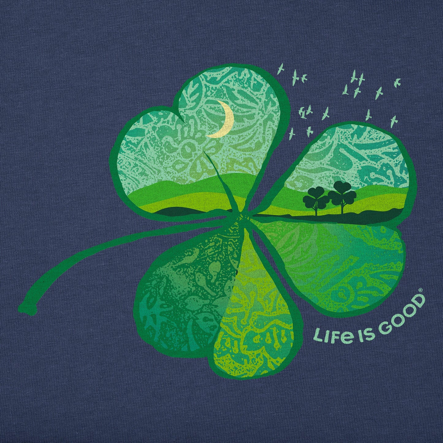 Women's Cloverfield Long Sleeve Crusher Vee