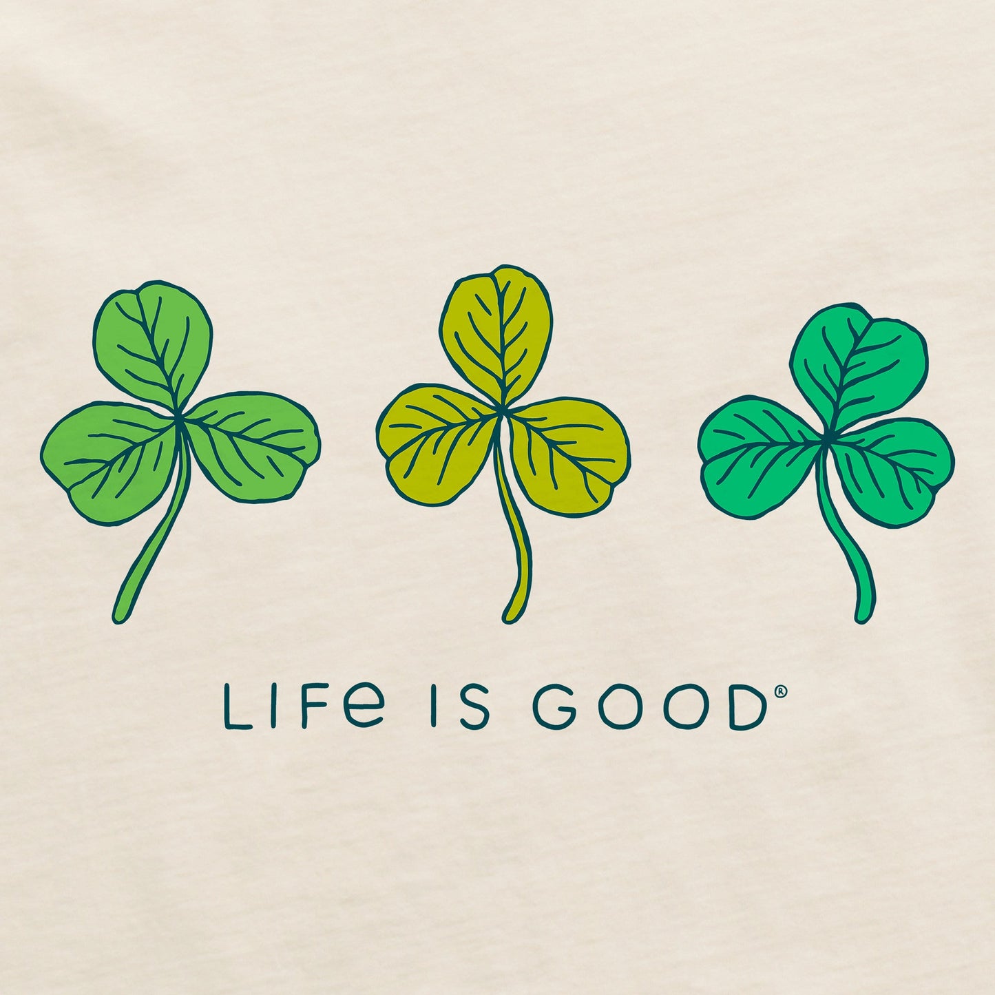 Women's Fineline 3 Clovers Short Sleeve Crusher Boxy Tee