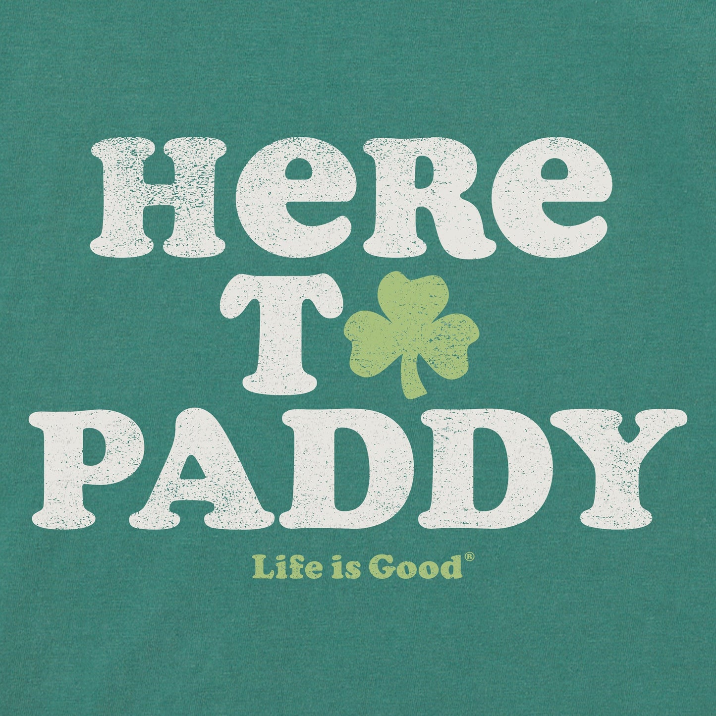 Women's Cooper Here to Paddy Clover Short Sleeve Crusher Boxy Tee